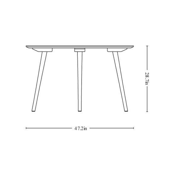 In Between Round Dining Table