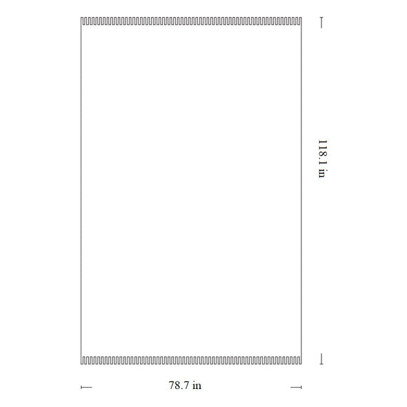 The Moor Rectangle Rug with Fringe