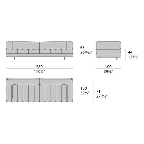 Domus 4-Seater Sofa