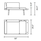 Lounge Around 1.5-Seater Sofa