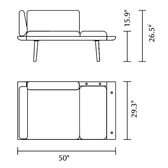 Lounge Around 1.5-Seater Sofa