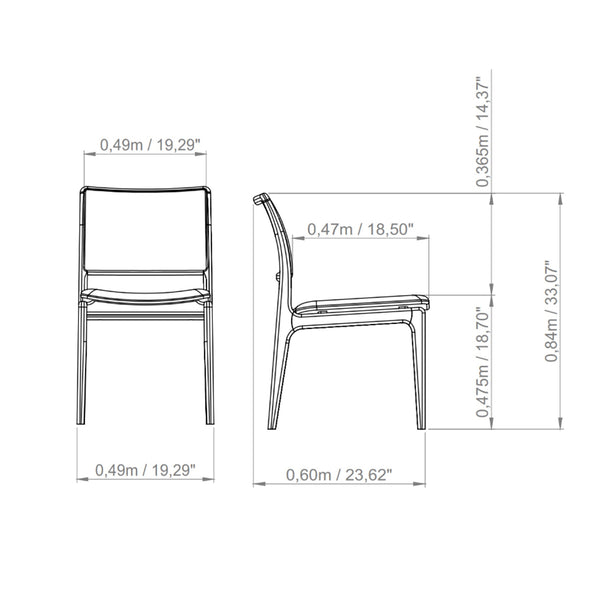 Charlotte Cane Side Chair