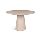 Mona Round Dining Table with Wooden Top