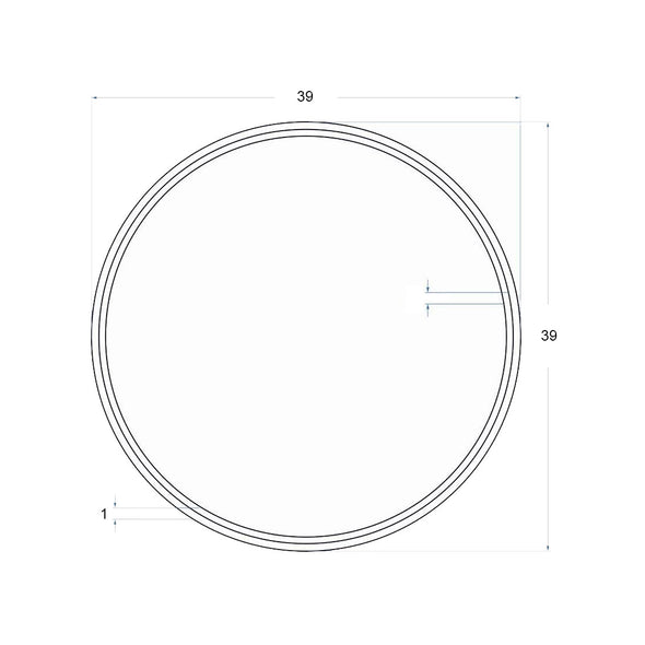 Samar Round Mirror