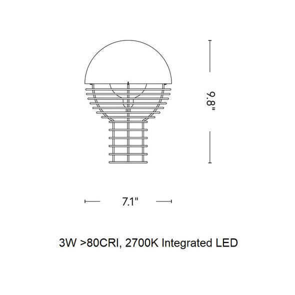 Wire Portable LED Table Lamp