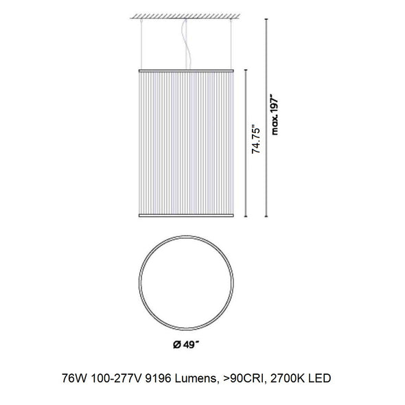 Array LED Pendant Light
