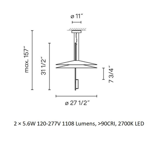 Flamingo 1510 LED Pendant Light