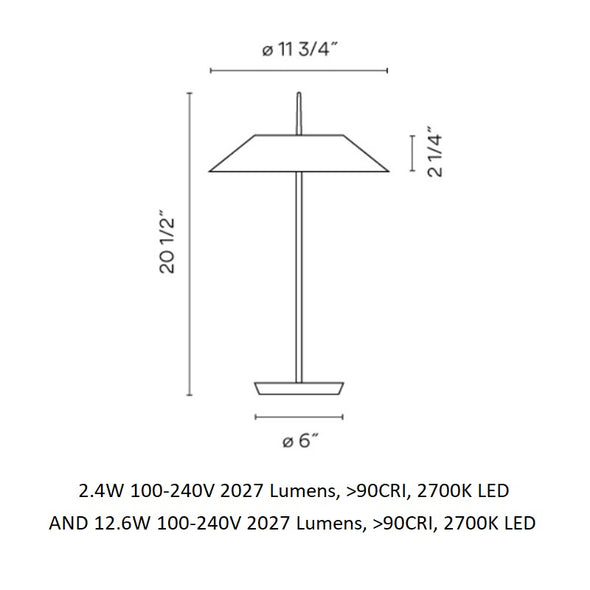 Mayfair LED Table Lamp