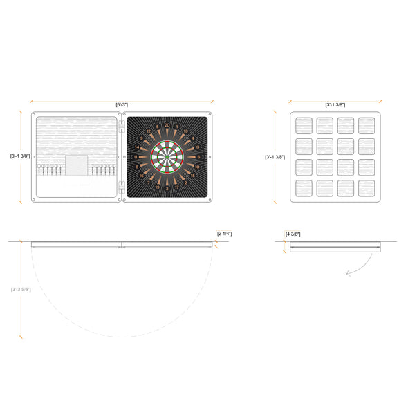Nido Darts Cabinet