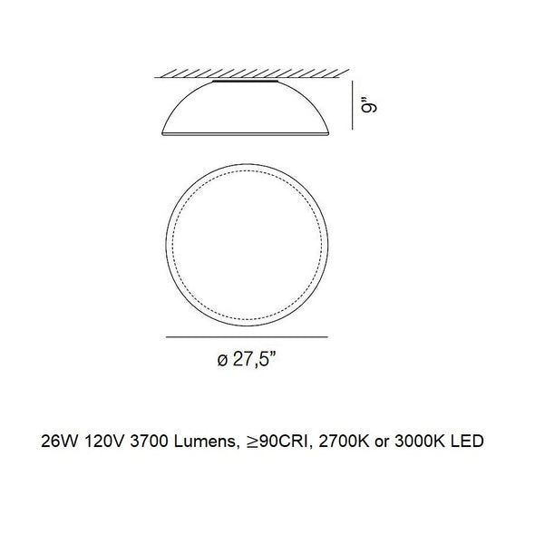 Infinita Flush Mount