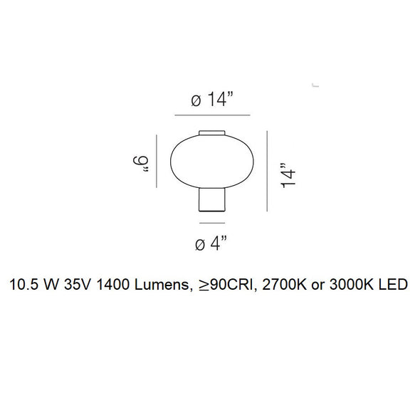 Riflesso 1 LED Table Lamp