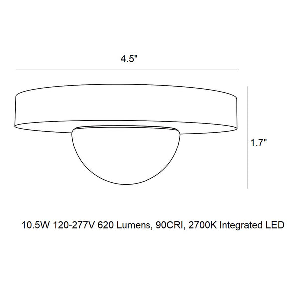 Kelly Wearstler Ebell Mini LED Flush Mount