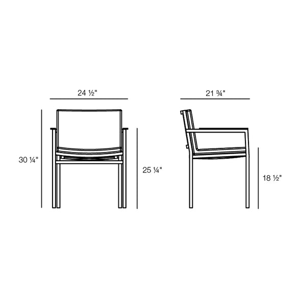The Factory Outdoor Dining Armchair