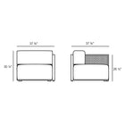 The Factory Outdoor One Arm Sectional