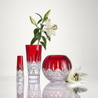 Lismore Red Rose Bowl Vase