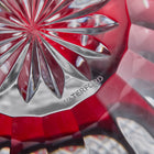 Lismore Red Rose Bowl Vase