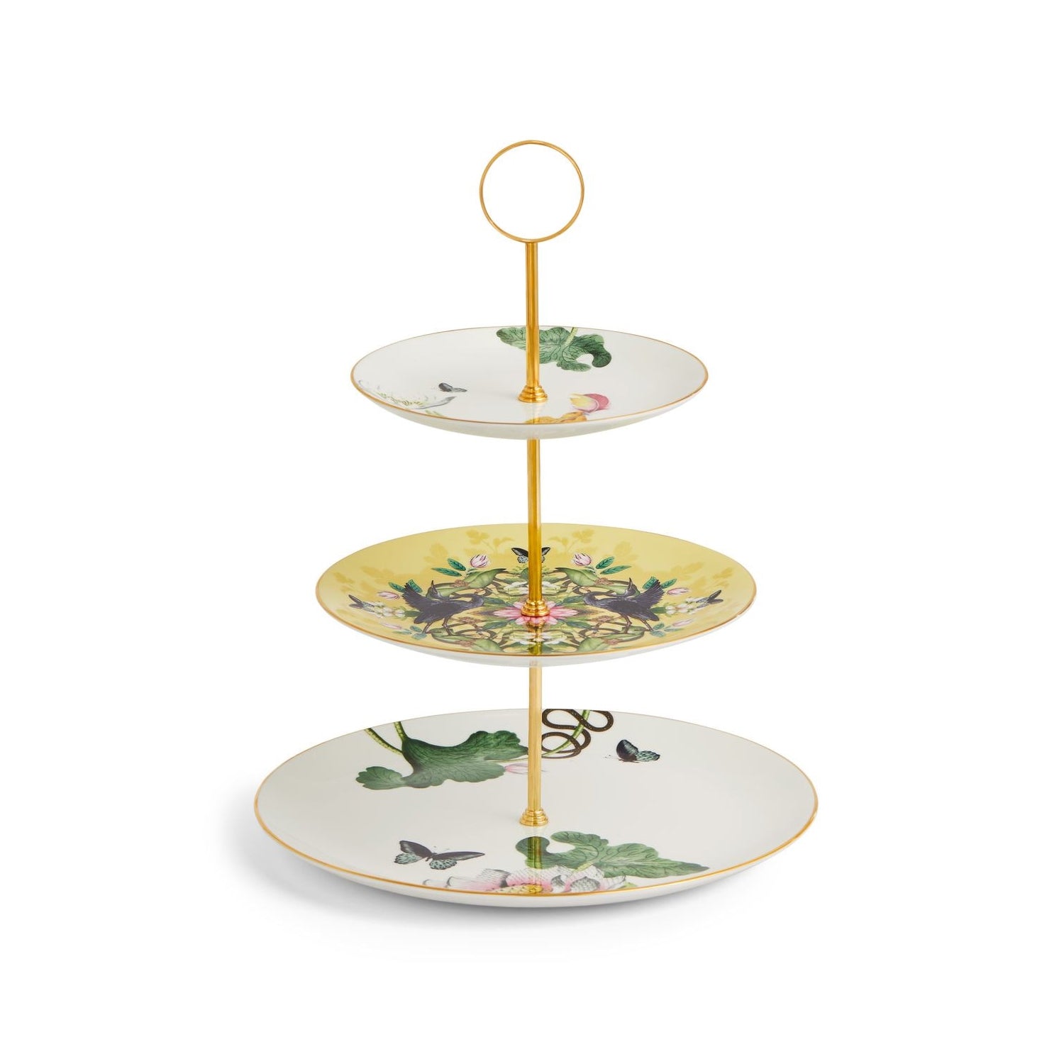 Wedgwood Wonderlust Waterlily 3-Tier Cake Stand - 2Modern