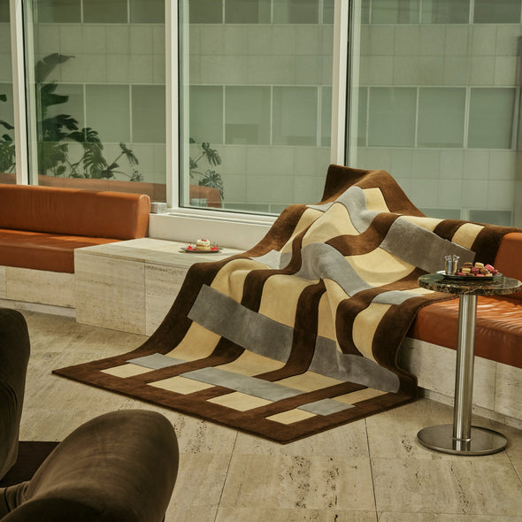 Wide Weave Earl Grey Rug