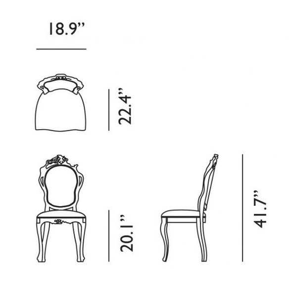 Smoke Dining Side Chair