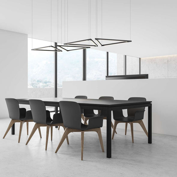 Z-Bar Triangle Pendant Light