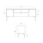 Peek 2 Door 2 Drawer Console