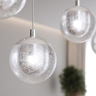 Champagne Bubbles LED Pendant Light with Round Canopy