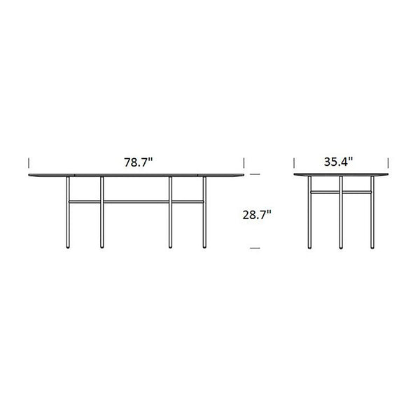 Snaregade Rectangular Table