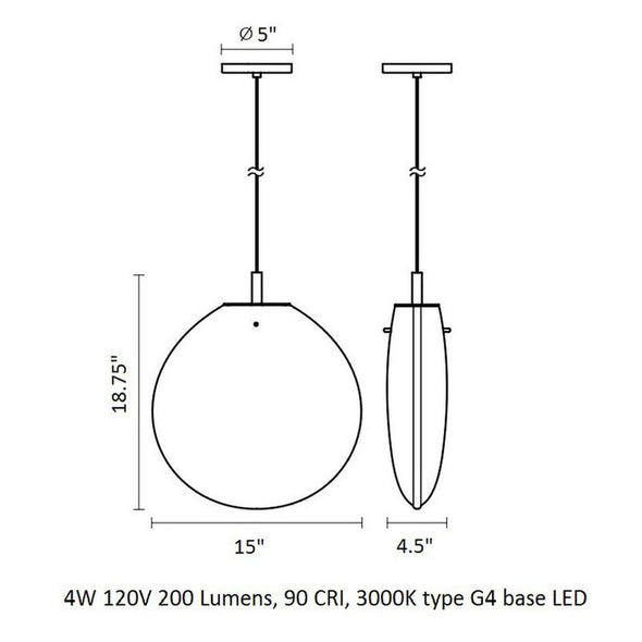 Cantina LED Pendant Light
