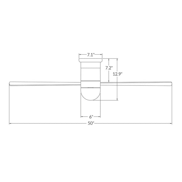 Cirrus Flush Mount DC Ceiling Fan