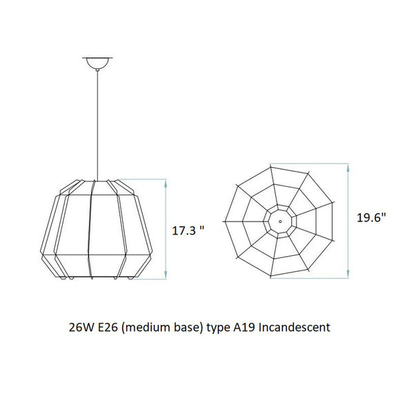 Stitches Bamako Pendant Light