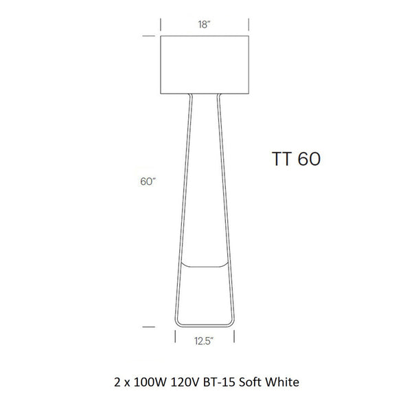 Tube Top Floor Lamp