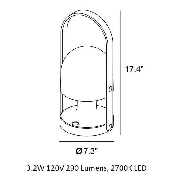 FollowMe Plus Indoor/Outdoor Portable Lamp