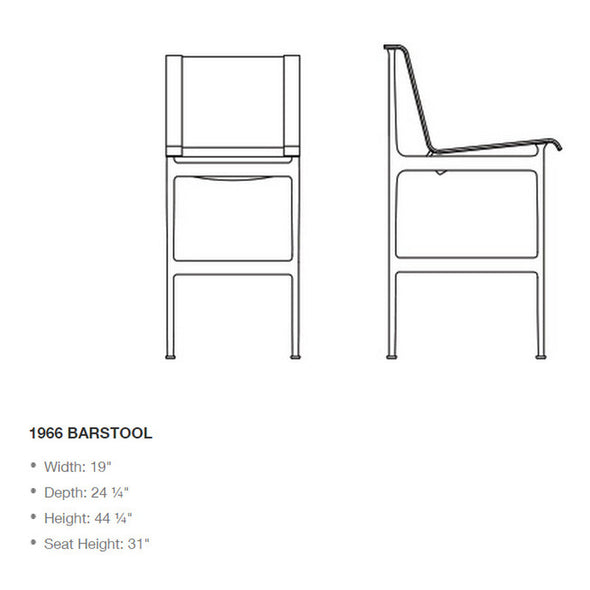 1966 Bar Height Dining Chair