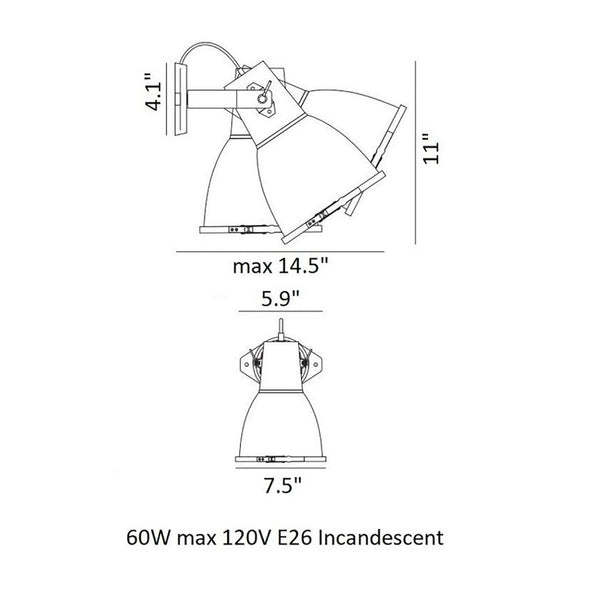 Stirrup 2 Wall Light