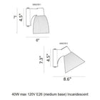 Minster 1 Prismatic Wall Light