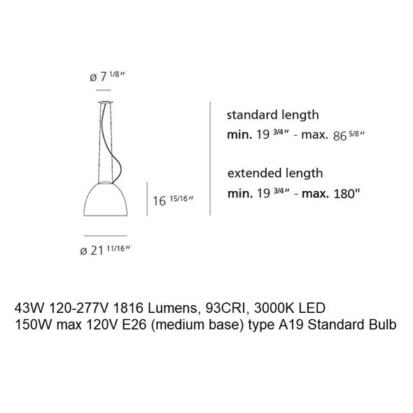Nur Gloss Mini Flush Mount