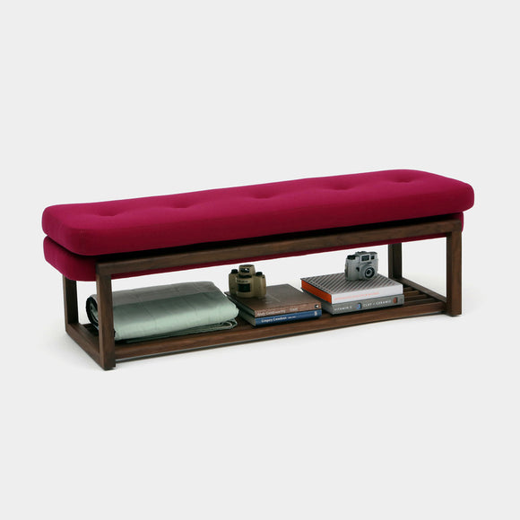 Melinda Bench with Shelf