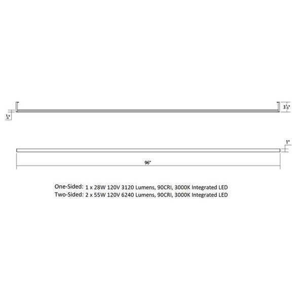 Thin-Line™ Sided LED Wall Bar