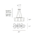 Logico Triple Linear Suspension Lamp