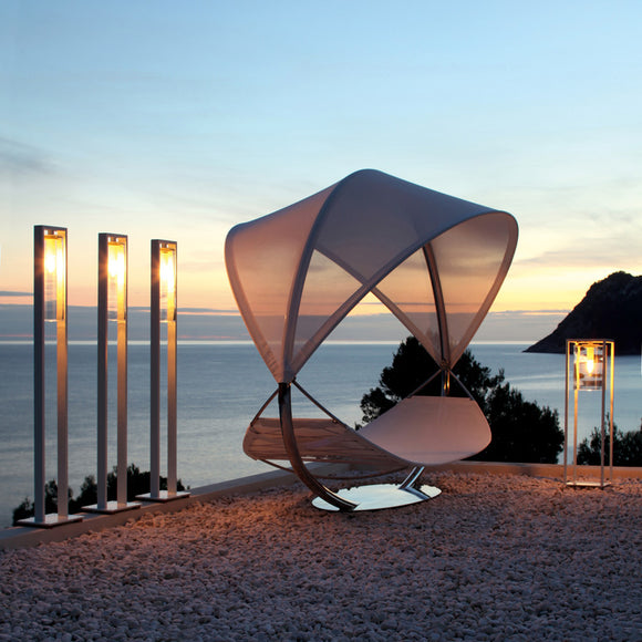 Dome Outdoor Tall Floor Lamp