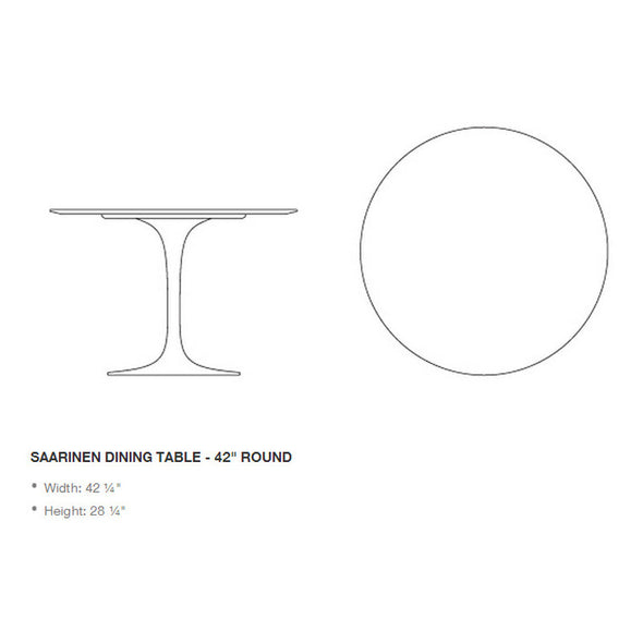 Saarinen Round Outdoor Dining Table