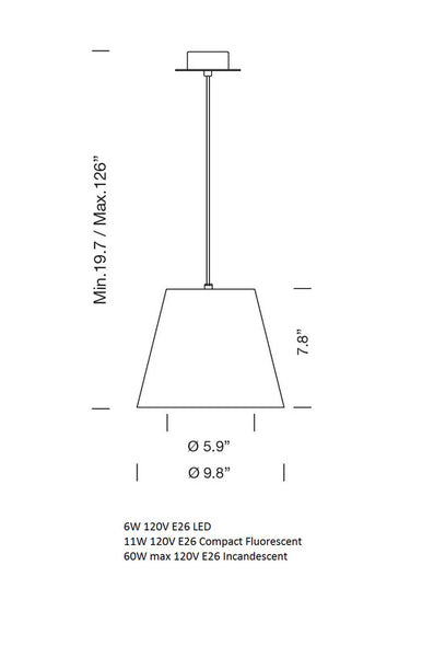 Sistema Sisisi MT1 Pendant Light