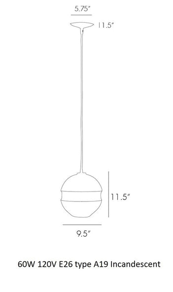 Garrison Round Pendant Light