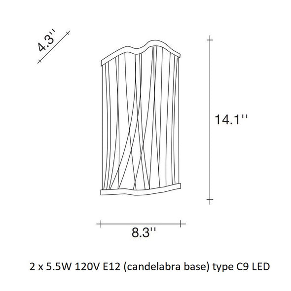 Atlantis Wall Sconce