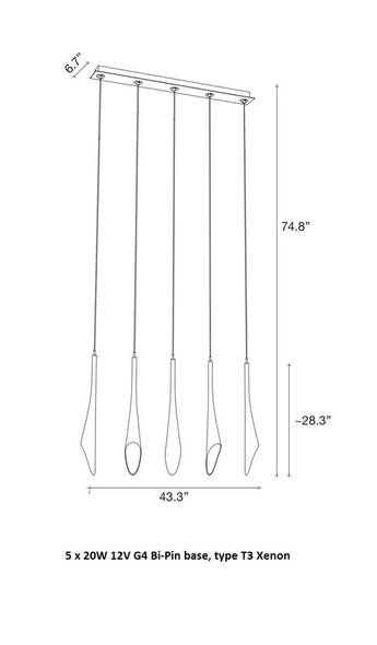Calle Linear Pendant Light