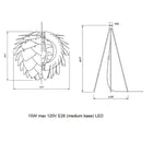 Silvia Tripod Floor Lamp