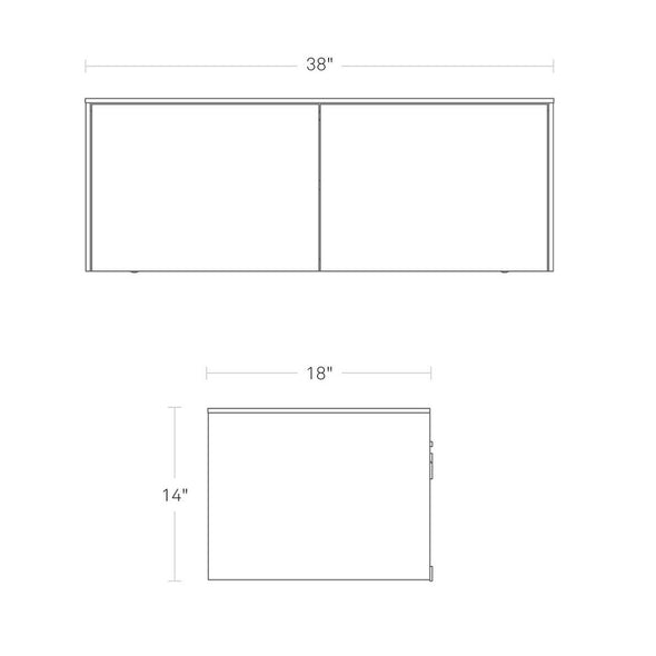 Wonder Wall 2.0 2 Door Cabinet