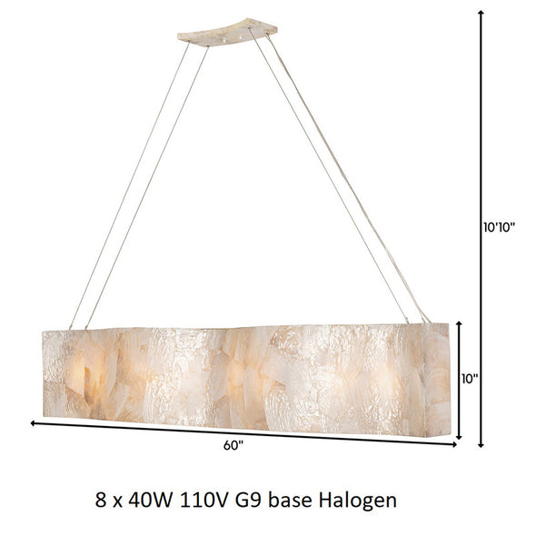 Kabebe Shell Linear Pendant Light