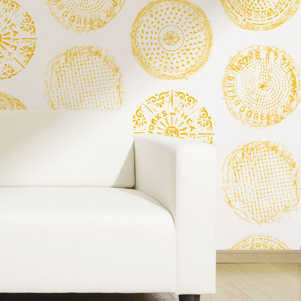 Brooklyn Manhole Wallpaper