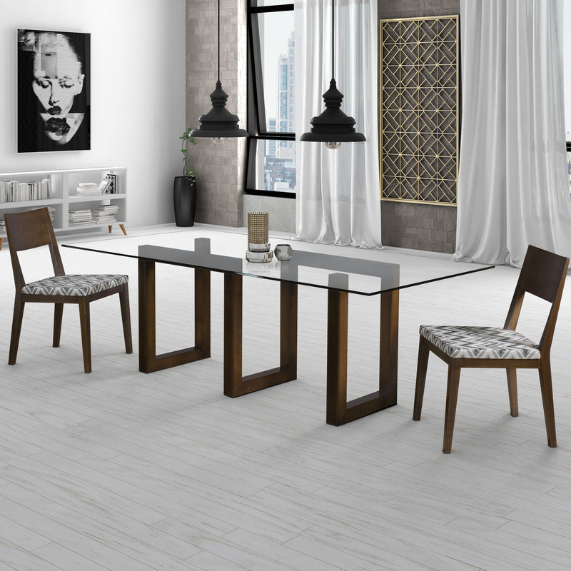 Serpent Dining Table Glass Top